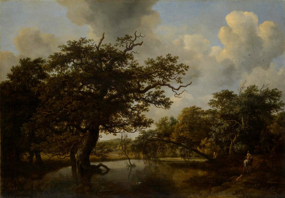 Meindert Hobbema - The old oak, 1662 Fd100313
