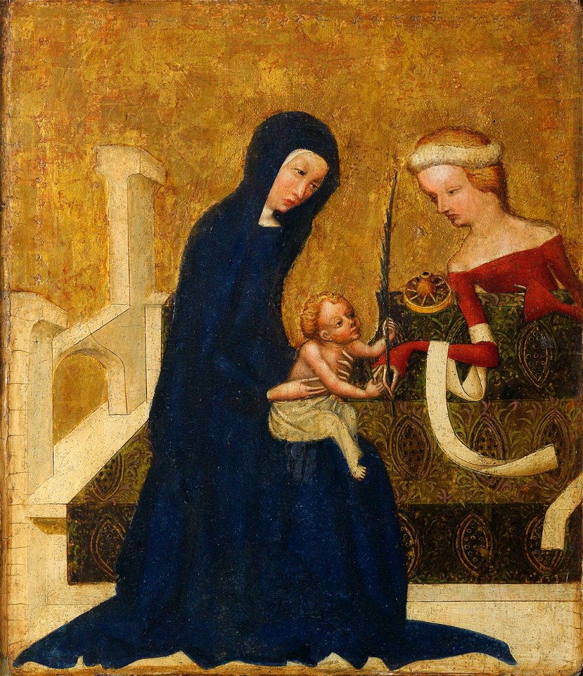 Meister von Heiligenkreuz - Mystische Vermählung der hl. Katharina - 9239 - Belvedere