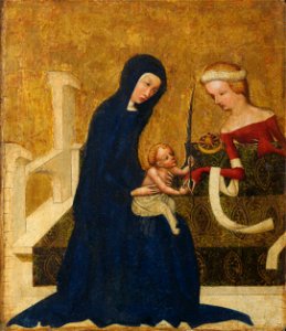 Meister von Heiligenkreuz - Mystische Vermählung der hl. Katharina - 9239 - Belvedere