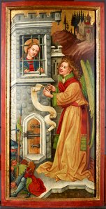 Meister des Friedrichsaltars - Der Engel bei der gefangenen hl. Katharina - 9606 - Belvedere