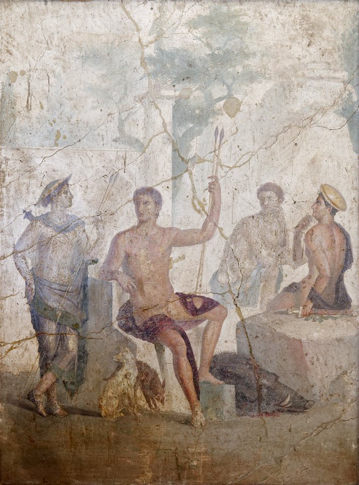 Meleager and Atalante MAN Napoli Inv8980