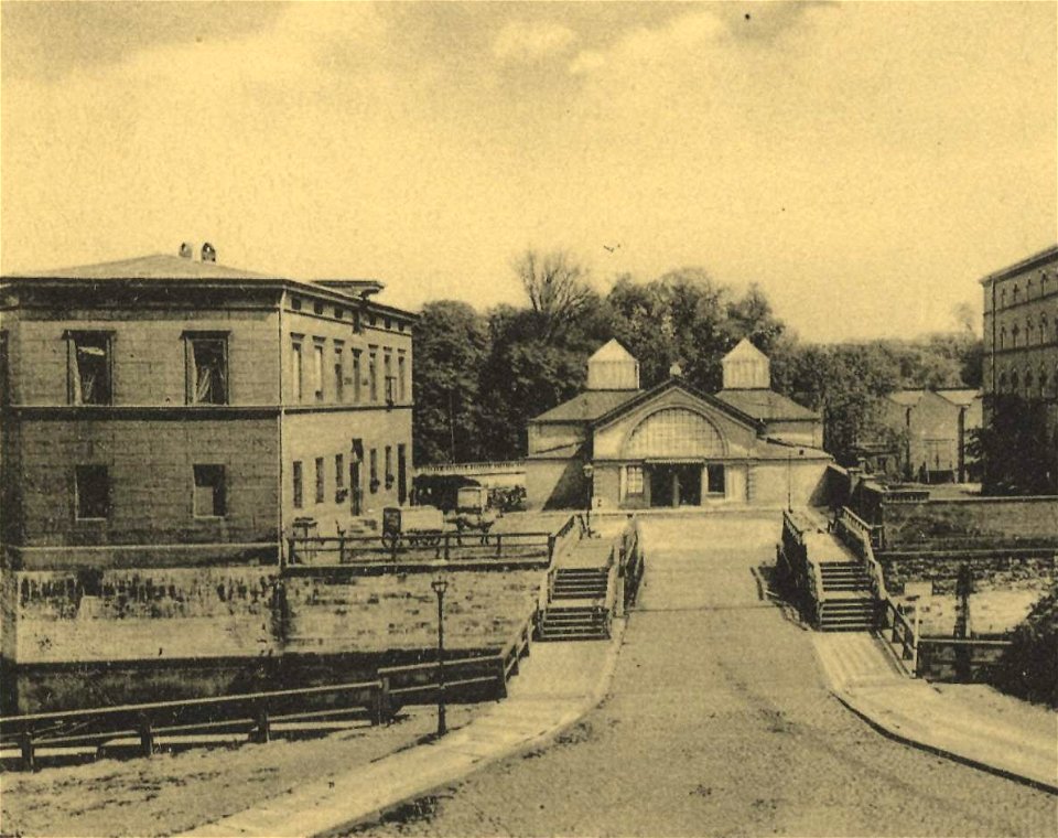 Mehlhaus mit Mehlbrücke 1885