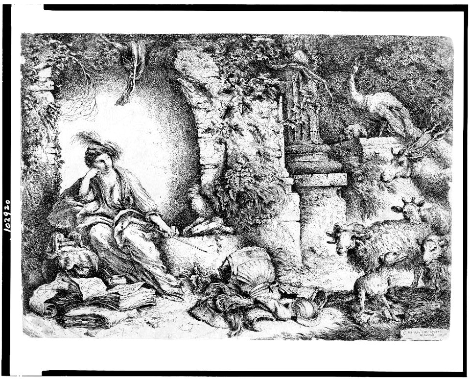 Melancholy) - G. Bened. Castilionus Genovensis LCCN92500814
