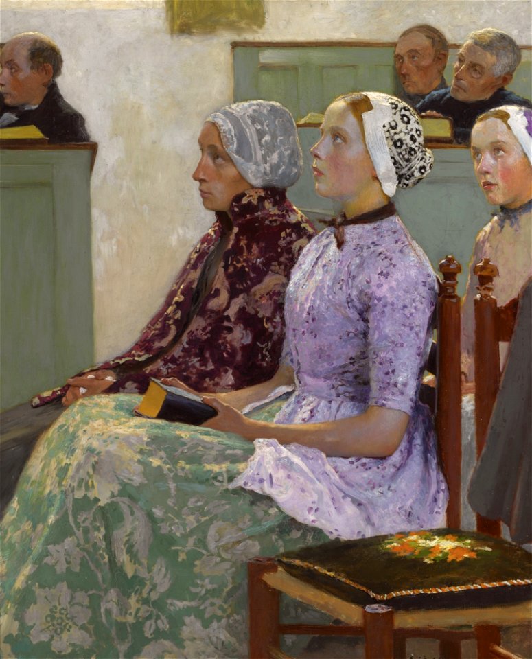 Gari Melchers (1860-1932), In church, Sotheby's