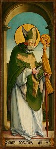 Meister von Meßkirch - Linker Flügel eines Altares, Hl. Ulrich - 8696 - Bavarian State Painting Collections
