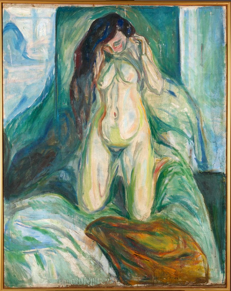 Edvard Munch - Kneeling Nude - MM.M.00854 - Munch Museum