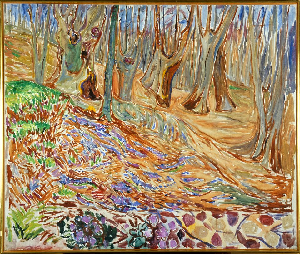 Edvard Munch - Elm Forest in Spring - MM.M.00018 - Munch Museum