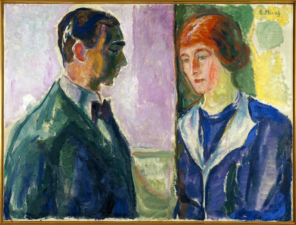 Edvard Munch - Käte and Hugo Perls - MM.M.00259 - Munch Museum