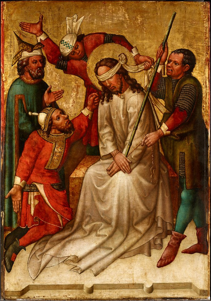 Meister des Andreasaltars - Verspottung Christi - 4924 - Kunsthistorisches Museum