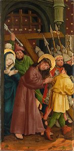 Meister von Schloss Lichtenstein - Kreuztragung Christi - L 1025 - Bavarian State Painting Collections