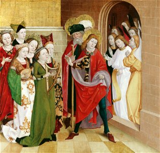 Meister der Veitslegende - Der hl. Veit entsagt den Freuden der Welt - 4951 - Kunsthistorisches Museum