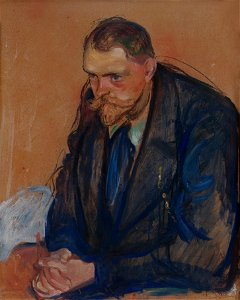 Edvard Munch Portrait of Helge Bäckström Thielska 296b