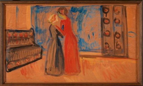 Edvard Munch - Hedda Gabler, Set Design - MM.M.00223 - Munch Museum