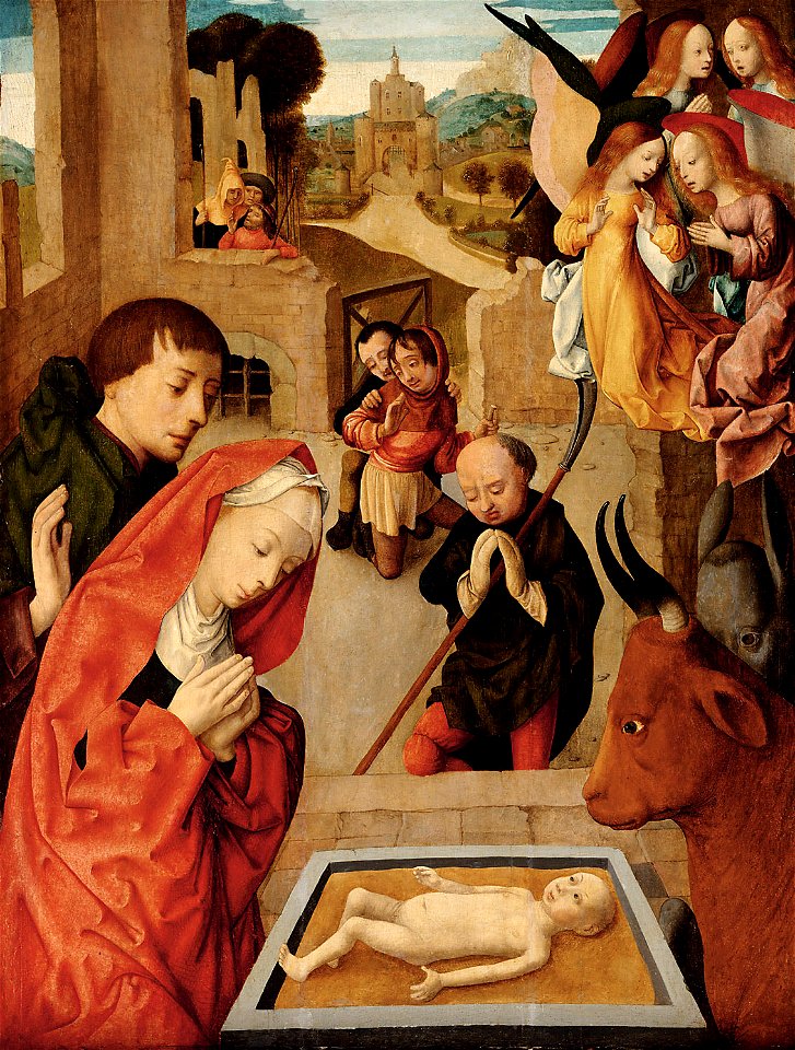 pietro perugino nativity clipart