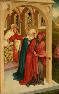 Meister des Albrechtsaltars - Zurückweisung des Opfers Joachims und Annas - 4900 - Kunsthistorisches Museum