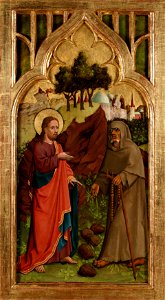 Meister von Schloss Lichtenstein - Versuchung Christi - 4778 - Belvedere