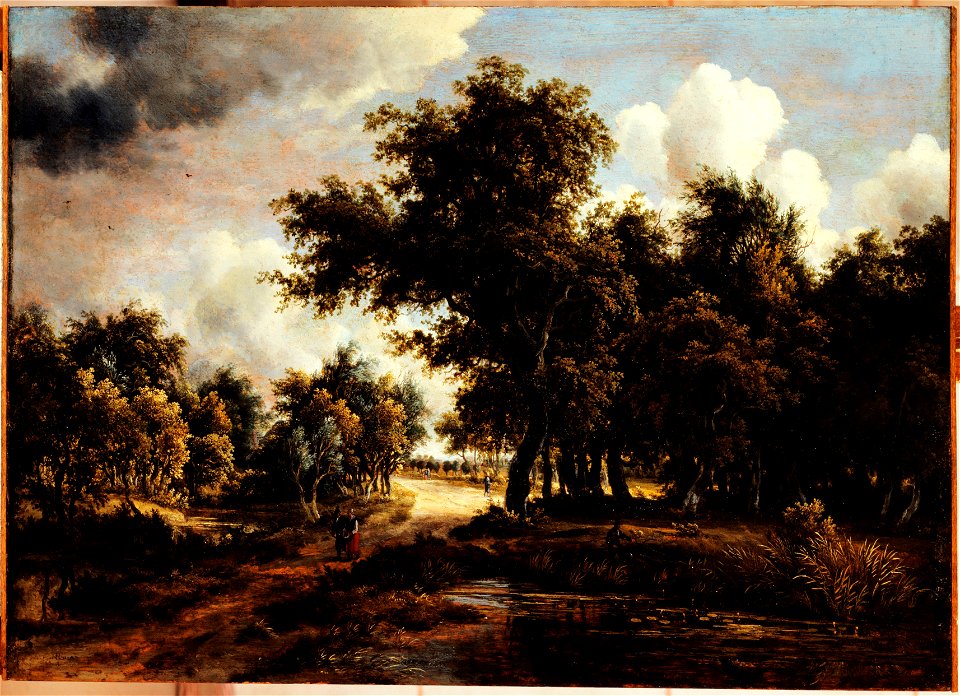 Meindert Hobbema - Le Chemin dans la forêt - PDUT906 - Musée des Beaux-Arts de la ville de Paris
