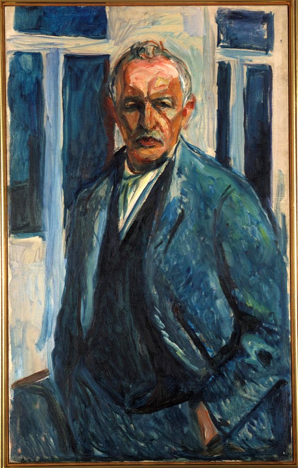 Edvard Munch - Self-Portrait with Hands in Pockets - MM.M.00753 - Munch ...