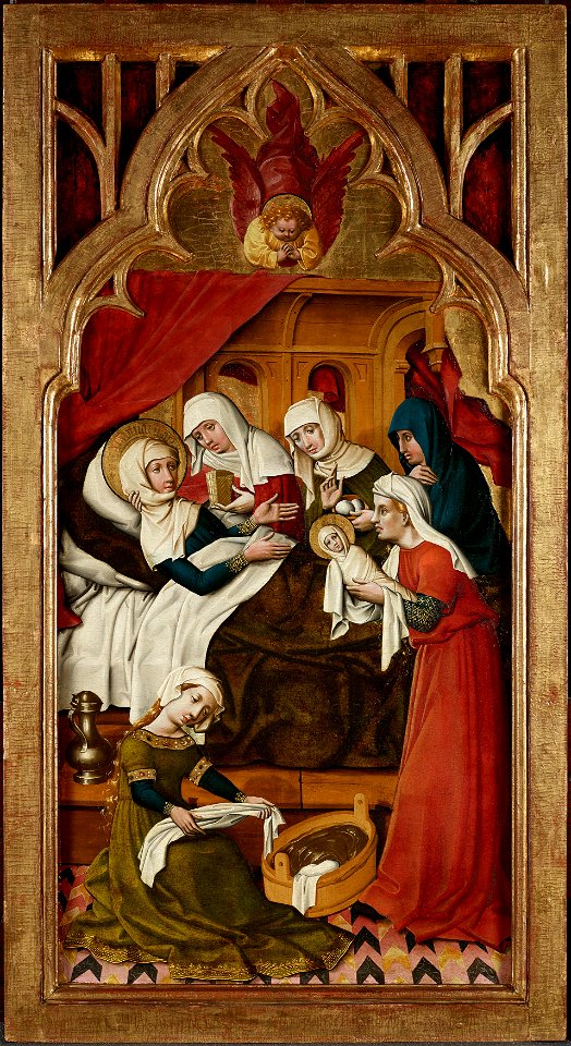 Meister von Schloss Lichtenstein - Geburt Mariens - 4904 - Kunsthistorisches Museum