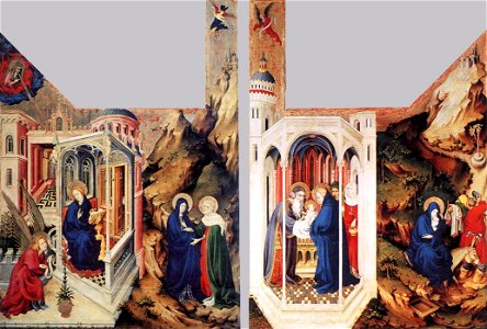 Melchior Broederlam - The Dijon Altarpiece - WGA03220