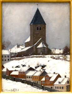 Edvard Munch - Gamle Aker Church - MM.M.01043 - Munch Museum - MEp0038m001 2004