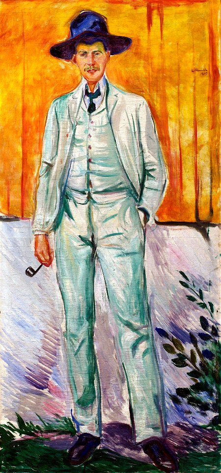 Edvard Munch Portrait of the Painter Ludvig Karsten Thielska 291
