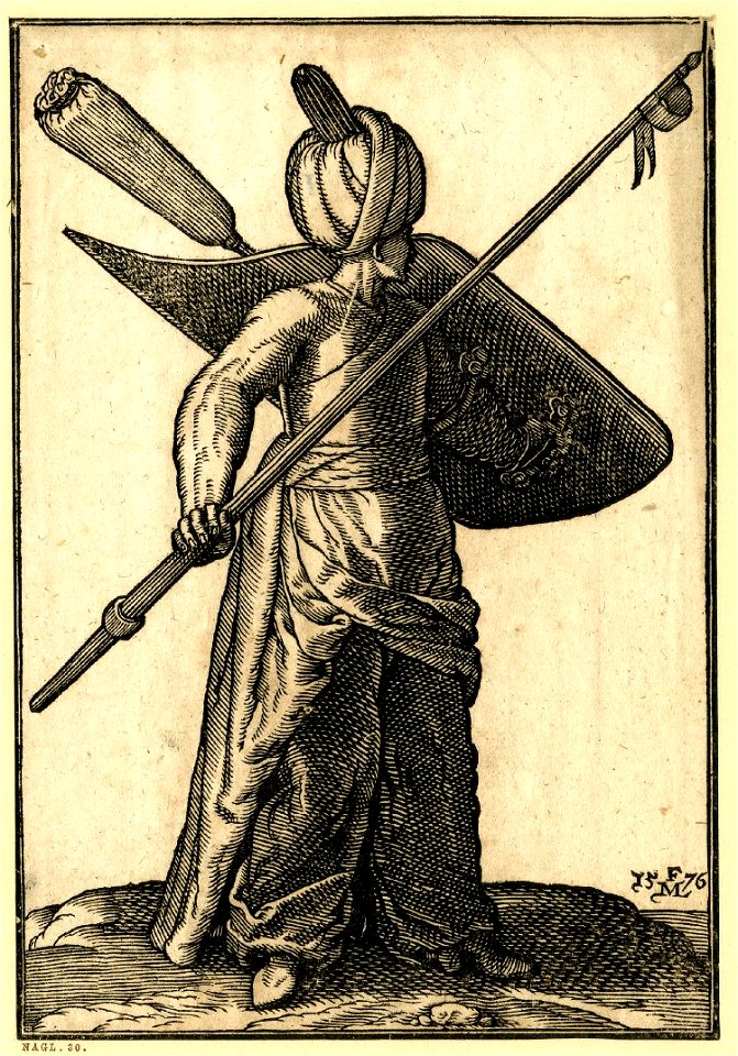 Melchior Lorck - A Georgian foot-soldier