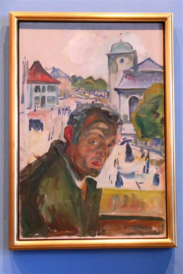 X Edvard Munch self portrait Tøyen Oslo