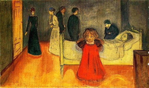 Munch, The dead mother and the child