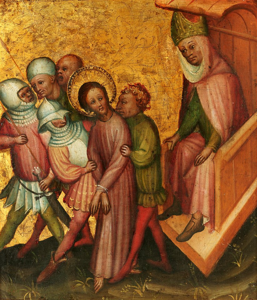 Meister der Passionstäfelchen - Christus vor Kaiphas - 4910 - Kunsthistorisches Museum