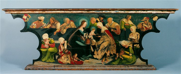 Meister R. L. (Meister des Vigauner Altars) - Heilige Sippe - 2168 - Belvedere