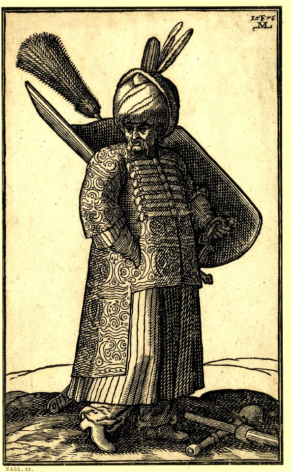 Melchior Lorck - A Kurdish soldier