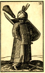 Melchior Lorck - A Kurdish soldier