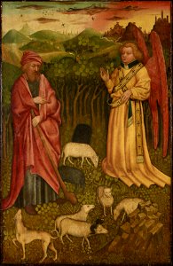 Meister des Albrechtsaltars - Botschaft des Engels an Joachim - 4899 - Kunsthistorisches Museum
