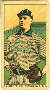 Mundorff, San Francisco Team, baseball card portrait LCCN2008677339