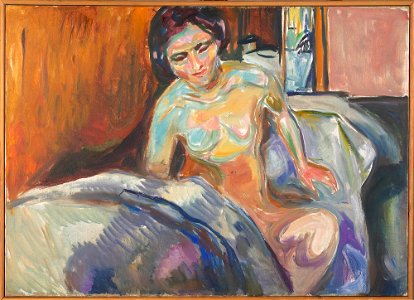 Edvard Munch - Standing Nude, Morning - MM.M.00482 - Munch Museum