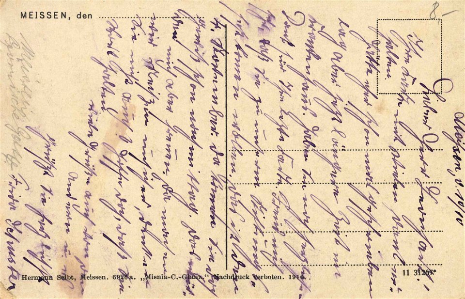 Meissen, Sachsen - Geipelburg; Dom; Albrechtsburg (back) (Zeno Ansichtskarten)