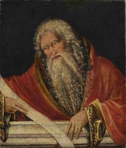 Meister der Münchner Marientafeln - Halbfigur eines Propheten - 10395 - Bavarian State Painting Collections