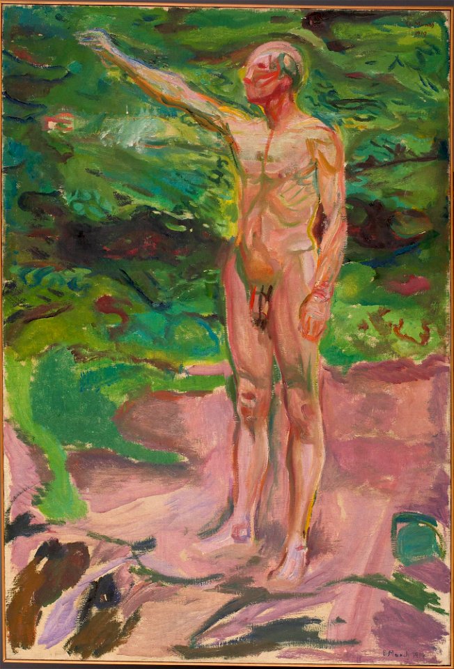 Edvard Munch - Male Nude in the Woods - MM.M.00827 - Munch Museum