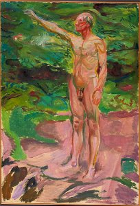 Edvard Munch - Male Nude in the Woods - MM.M.00827 - Munch Museum