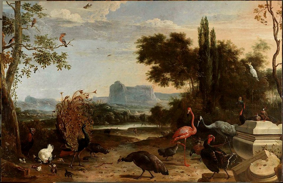 Melchior d' Hondecoeter - Vogelpark - 1715 - Bavarian State Painting Collections