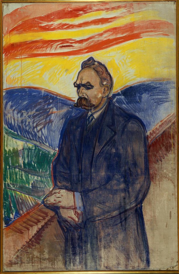Edvard Munch - Friedrich Nietzsche - MM.M.00724 - Munch Museum