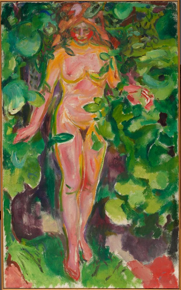 Edvard Munch - Female Nude in the Woods - MM.M.00213 - Munch Museum