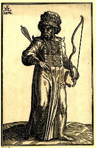 Melchior Lorck - A Tartar archer