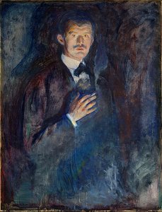 Edvard Munch - Self-Portrait with Cigarette - NG.M.00470 - National Museum of Art, Architecture and Design