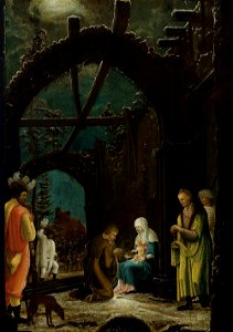 Meister der Thyssen Adoration (Donauschule) - Anbetung der Könige (ca.1520)