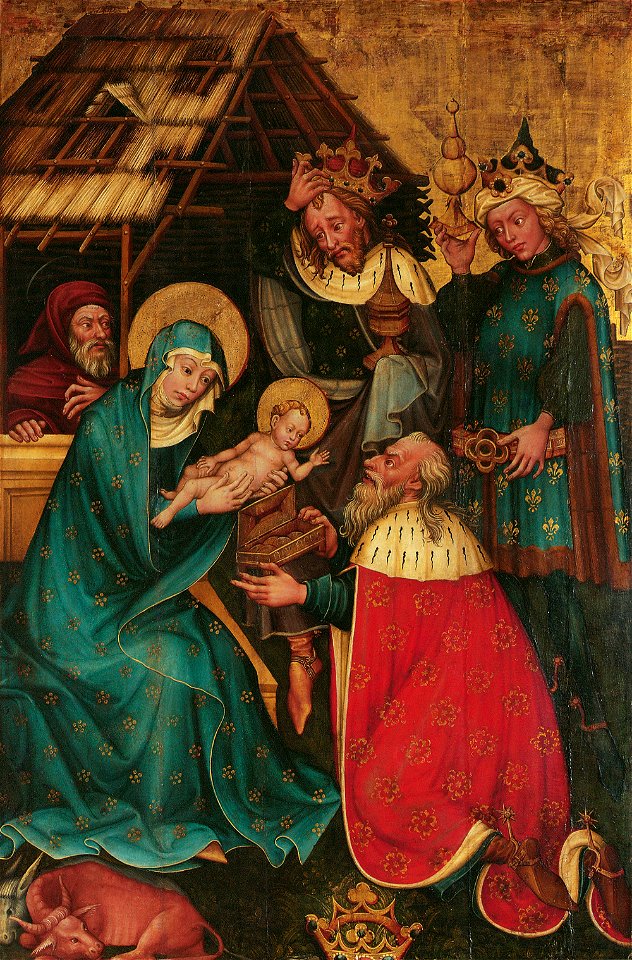 Meister des Friedrichsaltars - Anbetung der Hl. Drei Könige - 4830 - Kunsthistorisches Museum