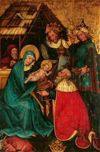 Meister des Friedrichsaltars - Anbetung der Hl. Drei Könige - 4830 - Kunsthistorisches Museum