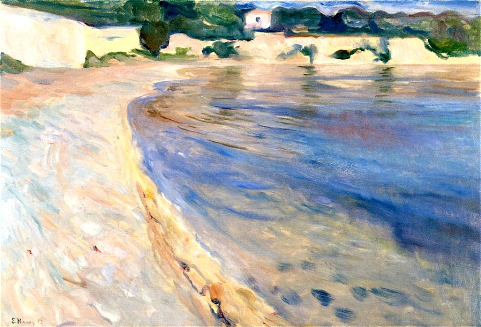 Edvard Munch - From the Riviera