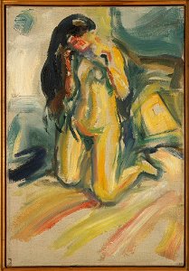 Edvard Munch - Kneeling Nude - MM.M.00129 - Munch Museum